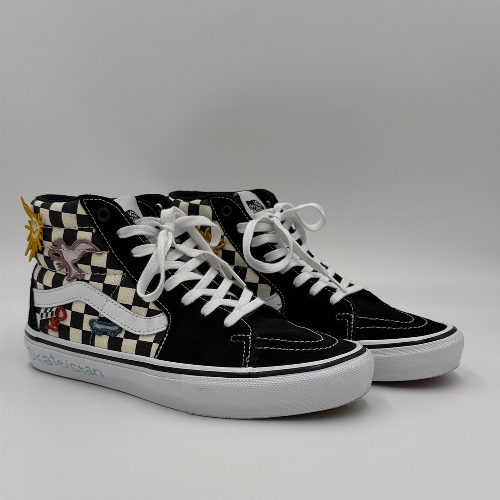 Skateinsta X Vans Skate Sk8-High Checkerboard size 8.5